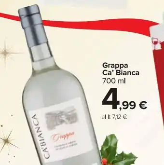 Carrefour Market Grappa ca' bianca offerta