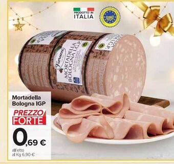 Carrefour Market Mortadella bologna igp offerta