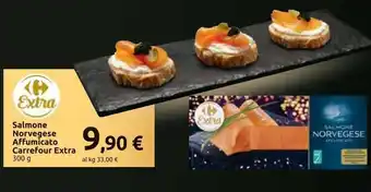 Carrefour Market Salmone norvegese affumicato carrefour extra offerta