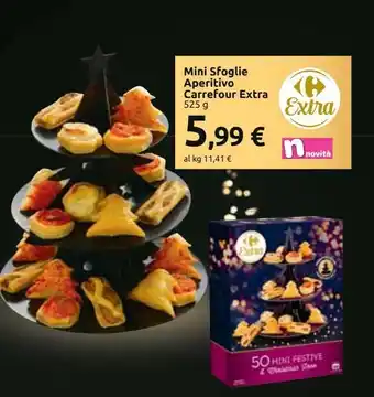 Carrefour Market Mini sfoglie aperitivo carrefour extra offerta