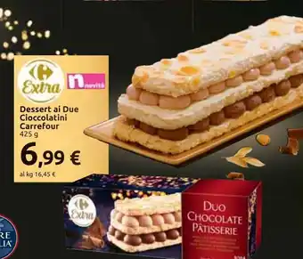 Carrefour Market Dessert ai due cioccolatini carrefour offerta