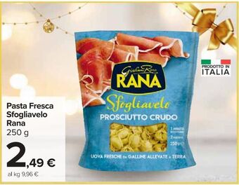 Carrefour Market Pasta fresca sfogliavelo rana offerta