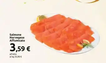 Carrefour Market Salmone norvegese affumicato offerta
