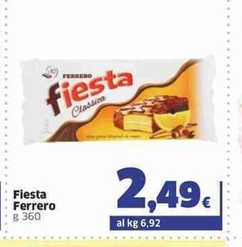 Sigma Fiesta Ferrero 360 g offerta