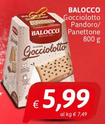 Crai Balocco Gocciolotto Pandoro/Panettone 800 g offerta