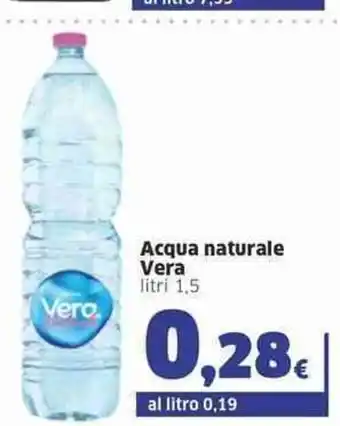 Sigma Acqua naturale Vera 1,5 litri offerta