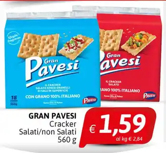 Crai Gran Pavesi Cracker Salati/non Salati 560 g offerta