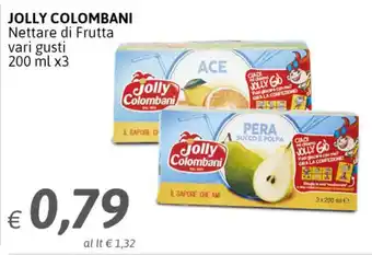 Crai Jolly Colombani Nettare di Frutta vari gusti 200 ml x3 offerta