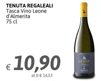 Crai Tenuta Regaleali Tasca Vino Leone d'Almerita 75 cl offerta