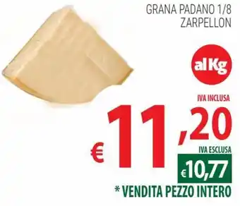 Grana Padano 1/8 Zarpellon