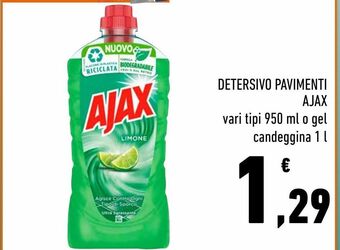 Conad Detersivo pavimenti ajax offerta