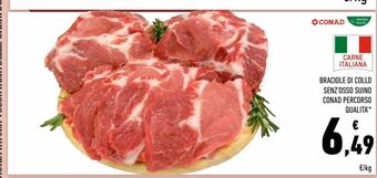 Conad Braciole di collo senz'osso suino conad percorso qualita offerta