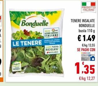 Conad Tenere insalate bonduelle offerta