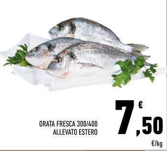 Conad Orata fresca 300/400 allevato estero offerta