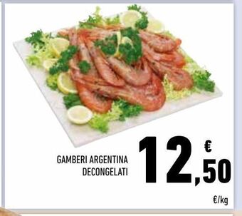 Conad Gamberi argentina decongelati offerta