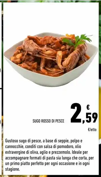 Conad Sugo rosso di pesce offerta