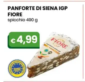 Panforte Di Siena IGP Fiore spicchio 490 g