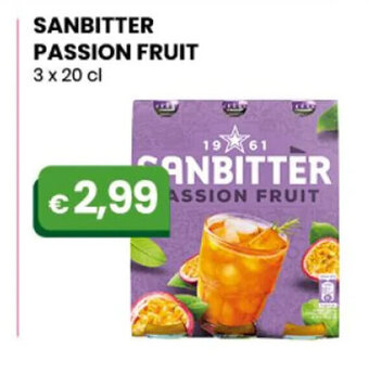 Sanbitter Passion Fruit 3 x 20 cl