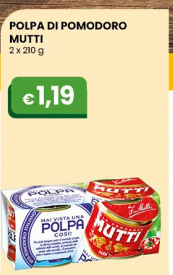 Polpa di pomodoro Mutti 2 x 210 g