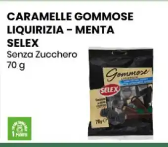 Gala Supermercati Caramelle Gommose LIquirizia - Menta Selex Senza Zucchero 70 g offerta