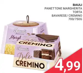 Eté Bauli Panettone Margherita Torta Bavarese/Cremino 700/750 g offerta
