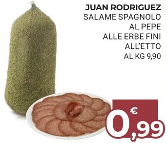 Eté Juan Rodriguez Salame Spagnolo Al Pepe Alle Erbe Fini offerta