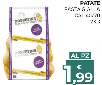 Patate Pasta Gialla Cal.45/70 2kg
