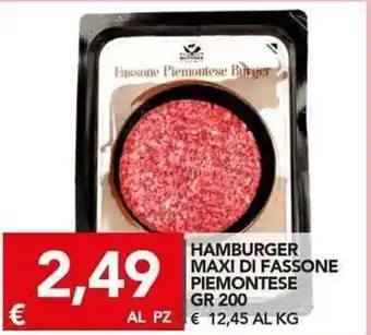 Hamburger Maxi di Fassone Piemontese 200gr