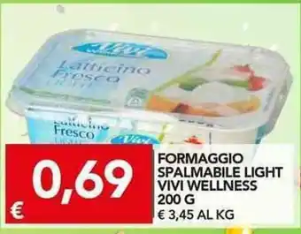 Vivi Wellness Spalmabile Light Formaggio 200g
