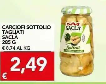 Saclà Carciofi Sottolio Tagliati 285g