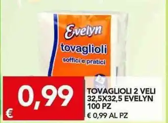 Evelyn Tovaglioli 2 Veli 32,5 x 32,5 100pz