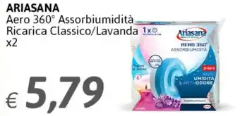 Crai Ariasana Aero 360° Assorbiumidità Ricarica Classico/Lavanda x2 offerta
