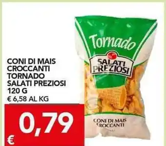 Salati Preziosi Coni di Mais Croccanti Tornado 120g