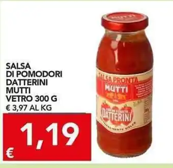 Mutti Vetro Salsa di Pomodori Datterini 300g