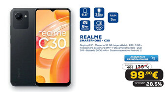 Euronics Realme Smartphone - C30 offerta