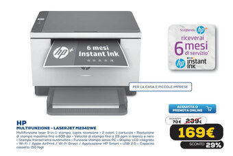 Euronics HP Multifunzione - Laserjet M234DWE offerta