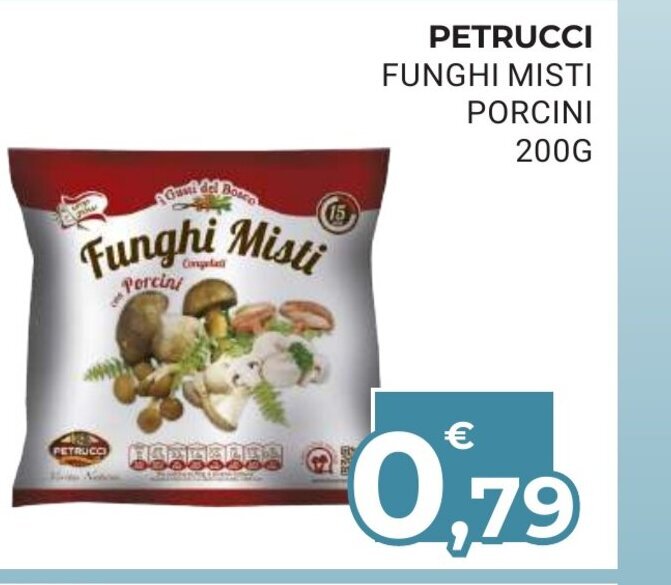 Petrucci Funghi Misti Porcini 200 g offerta di Eté