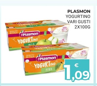 Eté Plasmon Yogurtino Vari Gusti 2x100g offerta