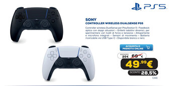 Euronics Sony Controller Wireless Dualsense PS5 offerta