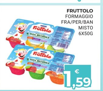 Eté Fruttolo Formaggio Fra/Per/Ban Misto 6x50 g offerta