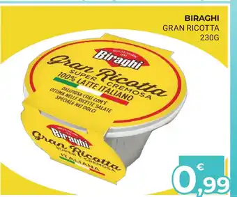 Eté Biraghi Gran Ricotta 230 g offerta
