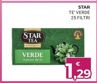 Eté Star Te' Verde 25 Filtri offerta