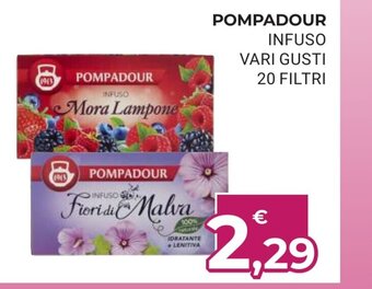 Eté Pompadour Infuso Vari Gusti 20 Filtri offerta