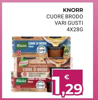 Eté Knorr Cuore Brodo Vari Gusti 4x28g offerta