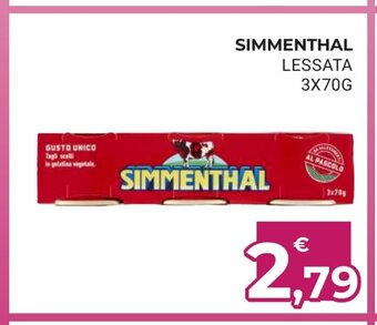 Eté Simmenthal Lessata 3x70g offerta