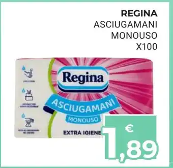 Eté Regina Asciugamani Monouso x 100 offerta