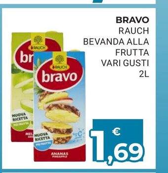 Eté Bravo Rauch Bevanda Alla Frutta Vari Gusti 2L offerta