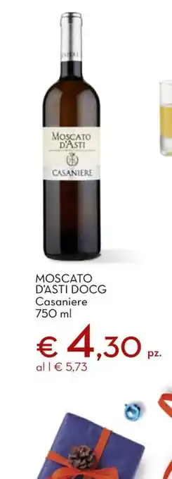Conad City Moscato D'Asti DOCG Casaniere 750 ml offerta