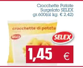 Selex Crocchette Patate Surgelato 600 gr