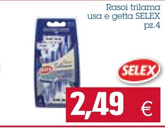 Emi Spesa Selex Rasoi trilama usa e getta pz. 4 offerta